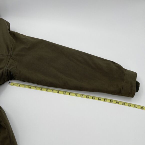 LL Bean Blanket Lined Hooded Jacket Mens Tall Large Green - Picture 11 of 11
